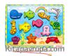 Montessori Ahşap Zeka Oyunları / w-Magnetic Fishing 5