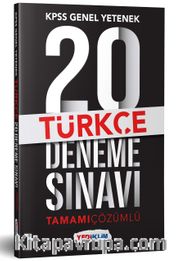 KPSS Genel Yetenek Türkçe Tamamı Çözümlü  20 Deneme Sınavı