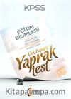 KPSS Eğitim Bilimleri Çek Kopart Yaprak Test