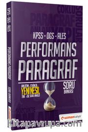 KPSS - DGS - ALES Performans Paragraf Soru Bankası