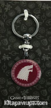 A Game Of Thrones - Tekli Bordo Anahtarlık - Stark (GOT527)