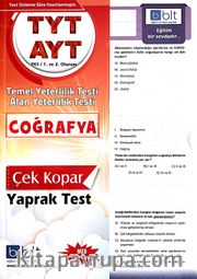 TYT AYT Coğrafya Çek Kopar Yaprak Test