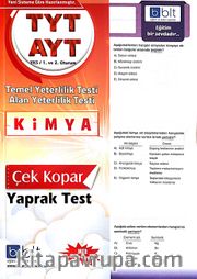 TYT AYT Kimya Çek Kopar Yaprak Test