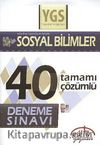 YGS Sosyal Bilimler Tamamı Çözümlü 40 Deneme Sınavı