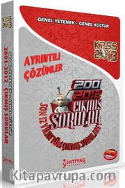 2013 KPSS 2001-2012 Genel Yetenek Genel Kültür Çıkmış Sorular ve Çözümleri