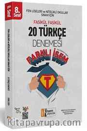 2019 LGS Farklı İsem 8. Sınıf Türkçe 20 Deneme