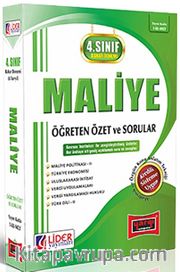 4. Sınıf 8. Yarıyıl Bahar Dönemi Maliye Öğreten Özet ve Sorular (Kod:148-MLY)