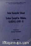 Dedem Qorqud'un Dilinden - Qardaş Andı -2