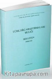 Türk Dili Araştırmaları Yıllığı Belleten 1999 / 1-2
