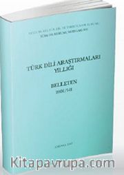 Türk Dili Araştırmaları Yıllığı Belleten 2001 / 1-2