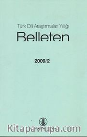 Türk Dili Araştırmaları Yıllığı Belleten 2009 / 2