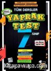 7. Sınıf Tüm Dersler Yaprak Test