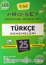LGS 8. Sınıf Pro-Set Türkçe Denemeleri 25 Deneme