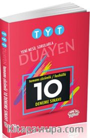 TYT Duayen Çözümlü 10 Fasikül Deneme Sınavı