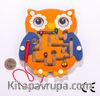 Montessori Ahşap Zeka Oyunları / w-Owl Maze