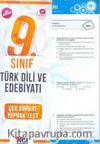 9. Sınıf Tük Dili ve Edebiyatı Çek Kopart Yaprak Test