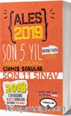 2019 ALES Son 5 Yıl Tamamı Çözümlü Çıkmış Sorular (15 Kasım ALES 3 Ekli)