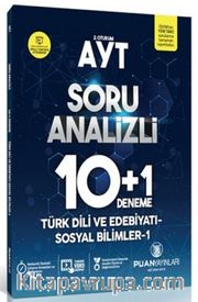 AYT Türk Dili ve Edebiyatı- Sosyal Bilimler 1 Soru Analizli 10 Artı 1 Deneme