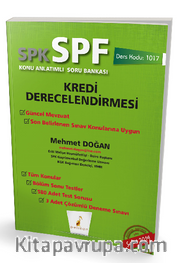 SPK - SPF Kredi Derecelendirmesi Konu Anlatımlı Soru Bankası (1017)