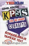 2014 KPSS Genel Kültür Coğrafya Lise Ön Lisans Koparılabilir Yaprak Test