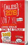 2019 Ales Son 7 Yıl Tamamı Çözümlü Çıkmış Sorular (18 Kasım Ales-3 Ekli)