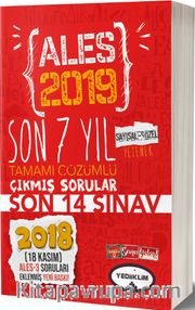 2019 Ales Son 7 Yıl Tamamı Çözümlü Çıkmış Sorular (18 Kasım Ales-3 Ekli)