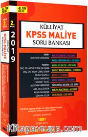 2019 Külliyat KPSS Maliye Soru Bankası