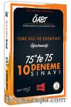 ÖABT Türk Dili ve Edebiyatı Öğretmenliği 75'te 75 10 Deneme Sınavı