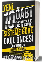 ÖABT Sınıf Öncesi Öğretmenliği Tamamı Çözümlü 10 Deneme (75 Soruluk Yeni Sisteme Göre)