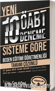 ÖABT Beden Eğitimi Öğretmenliği Tamamı Çözümlü 10 Deneme 