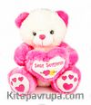 Peluş Müzikli Kalpli Ayıcık 35Cm (Koyu Pembe) (837890)