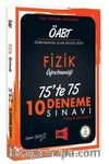 ÖABT Fizik Öğretmenliği 75'te 75 10 Deneme Sınavı