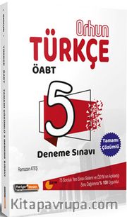 2019 Orhun ÖABT Türkçe Çözümlü 5 Deneme Sınavı 