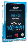 ÖABT Türkçe Öğretmenliği 75'te 75 10 Deneme Sınavı