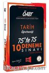 ÖABT Tarih Öğretmenliği 75'te 75 10 Deneme Sınavı