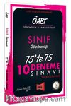 ÖABT Sınıf Öğretmenliği 75'te 75 10 Deneme Sınavı