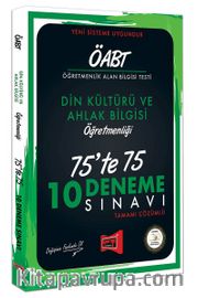 ÖABT Din Kültürü ve Ahlak Bilgisi Öğretmenliği 75'te 75 10 Deneme Sınavı