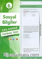 6. Sınıf Sosyal Bilgiler Yaprak Test