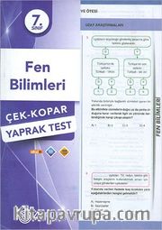 7. Sınıf Fen Bilimleri Çek Kopar Yaprak Test