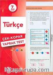 7. Sınıf Türkçe Çek Kopar Yaprak Test