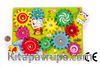 Montessori Ahşap Zeka Oyunları / w-Animal Wheel