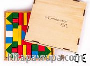 Montessori Bookinzi Ahşap Zeka Oyunları / w-Construction (XXL)