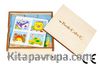 Montessori Ahşap Zeka Oyunları w-Puzzle Cube C Hayvanları Tanıyalım 1