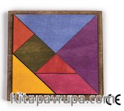 Montessori Ahşap Zeka Oyunları / w-Tangram 14