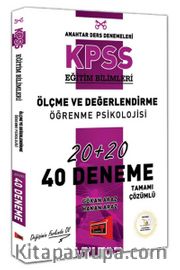KPSS Eğitim Bilimleri Ölçme ve Değerlendirme, Öğrenme Psikolojisi Tamamı Çözümlü 40 Deneme