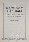 Tam Kur'an-ı Kerim Elif Bası & Namazda Okunacak Bazı Sure ve Dualar