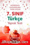 7. Sınıf Türkçe Yaprak Testi