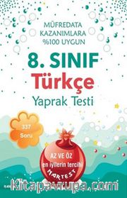 8. Sınıf Türkçe Yaprak Test 