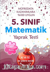 5. Sınıf Matematik Yaprak Testi