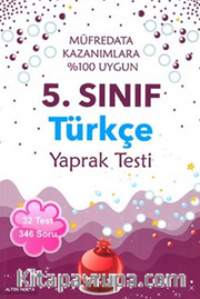 5. Sınıf Türkçe Yaprak Testi